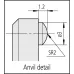 Bügelmessschraube mit sphärischem Amboss 115-101