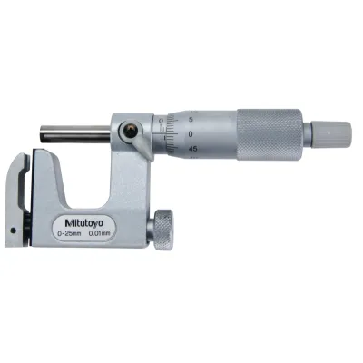 Bügelmessschraube mit auswechselbarem Messamboss 117-101
