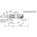Einbaumessschraube, kleines Standardmodell 148-802-10