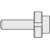 Einbaumessschraube, kleines Standardmodell 148-802-10