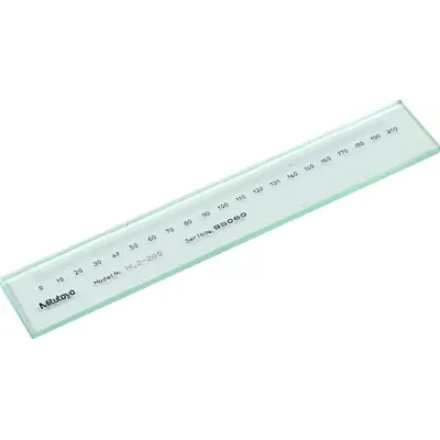 Glasmaßstab + Inspektionszertifikat 182-531-10