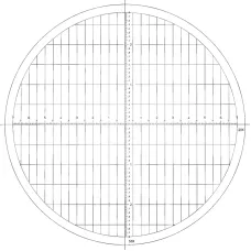 Normmessplatte für Projektoren, Nr. 14 27AAA047