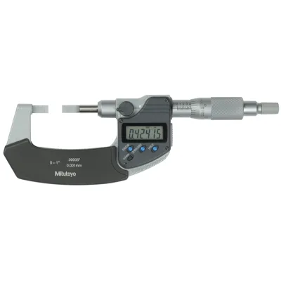 Digitale Bügelmessschraube mit schmalen Messflächen, Klinge=0,4 mm 422-360-30