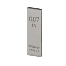 Endmaß, Zoll, Herstellerprüfzertifikat 611182-141