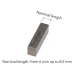 Калибр концевого упора, метрический, сертификат калибровки JCSS 611648-036