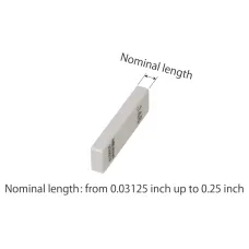 Endmaß, Zoll, Herstellerprüfzertifikat 613124-131