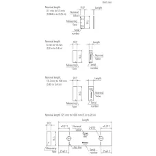 Endmaß, Zoll, Herstellerprüfzertifikat 613195-131