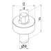 Schwertstiftaufsatz ∅ 6 - 10 mm K550085