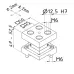 Verstellelement (X,Y,Z) der Serie multiflexprofile K551122