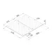 Spezial-Grundplatte 800 x 670 x 15 mmfür MiSTAR 575 K551435