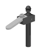 Guided spring clip Delrin L = 41 mm K551460