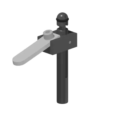 Guided spring clip Delrin L = 41 mm K551460