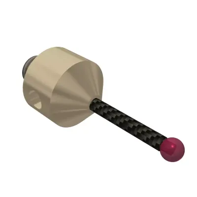 Taster M5, Kugel Rubin, ∅ 3 mm K650162