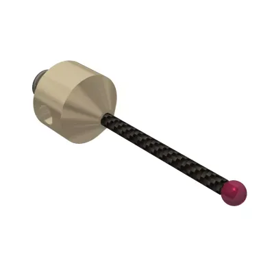 Taster M5, Kugel Rubin, ∅ 3 mm K650163