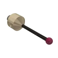 Taster M5, Kugel Rubin, ∅ 4 mm K650171