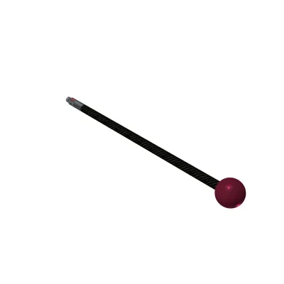 Taster M3, Kugel Rubin, ⌀12 mm