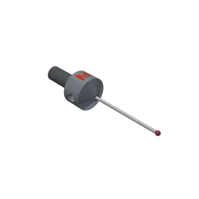 Taster für 5-Wege-Tasterhalter M5, Kugel Rubin, ∅ 1,5 mm
