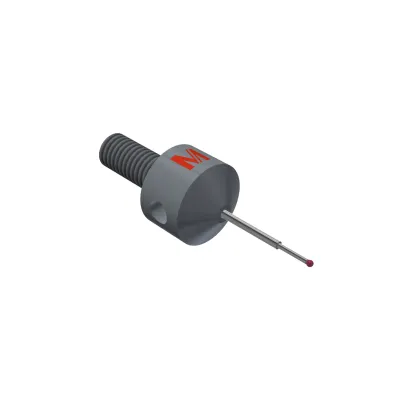 Taster für 5-Wege-Tasterhalter M5, Kugel Rubin, ∅ 0,8 mm