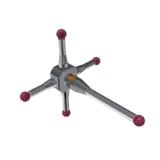 5-Wege-Taster, M2, Kugel Rubin, ∅ 2 mm K650451