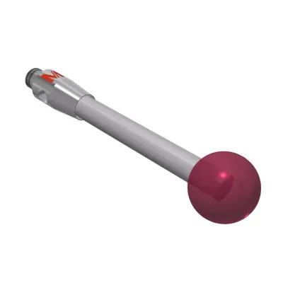 Taster M2, Kugel Rubin, ∅ 5 mm K650866