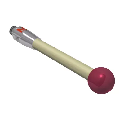 Taster M2, Kugel Rubin, ∅ 4 mm K651004
