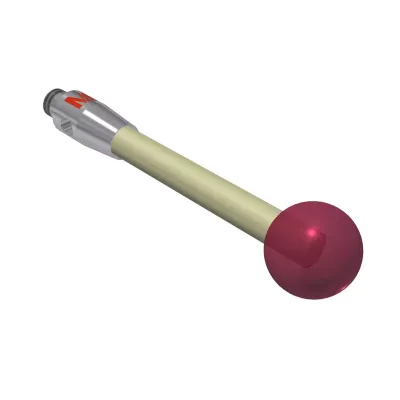 Taster M2, Kugel Rubin, ∅ 5 mm K651005