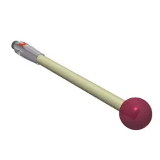 Taster M2, Kugel Rubin, ∅ 5 mm K651007