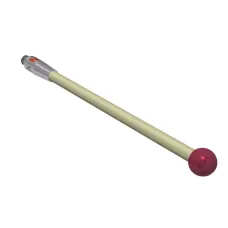 Taster M2, Kugel Rubin, ∅ 4 mm K651008