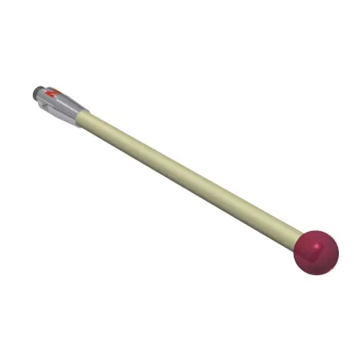 Taster M2, Kugel Rubin, ∅ 4 mm K651008