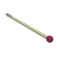 Taster M2, Kugel Rubin, ∅ 5 mm K651011