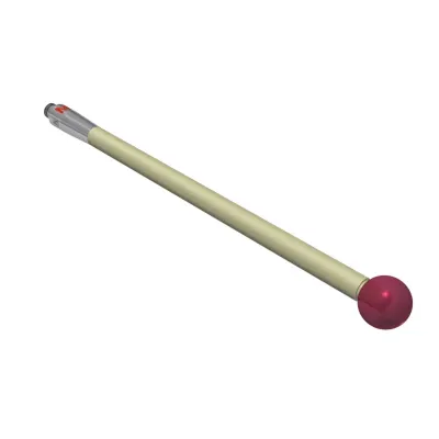Taster M2, Kugel Rubin, ∅ 5 mm K651011