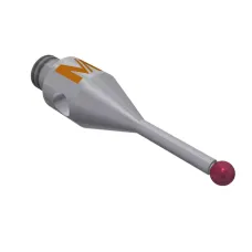 Taster M2, Kugel Rubin, ∅ 1 mm