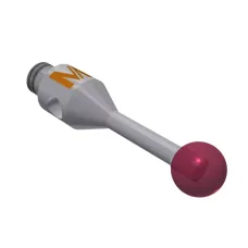 Taster M2, Kugel Rubin, ∅ 2,5 mm