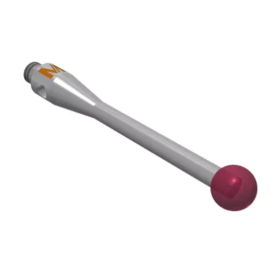 Taster M2, Kugel Rubin, ∅ 3 mm K651021