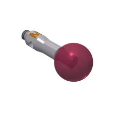 Taster M2, Kugel Rubin, ∅ 6 mm
