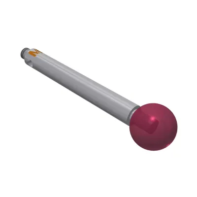 Taster M2, Kugel Rubin, ∅ 6 mm K651026
