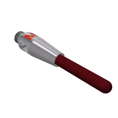 Zylindertaster M2, Kugel Rubin, ∅ 1,5 mm