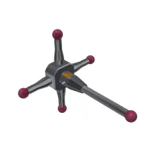 5-Wege-Taster, M2, Kugel Rubin, ∅ 2 mm