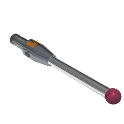 Taster für 5-Wege-Tasterhalter M2, Kugel Rubin, ∅ 2 mm K651055