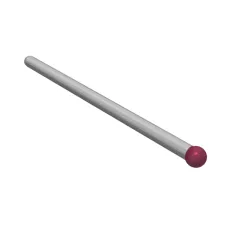 Taster für Halter, Kugel Rubin, ∅ 2 mm