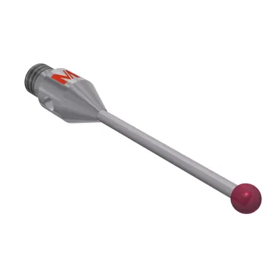Taster M3, Kugel Rubin, ∅ 2 mm