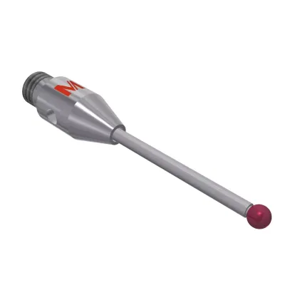Taster M3, Kugel Rubin, ∅ 1,5 mm