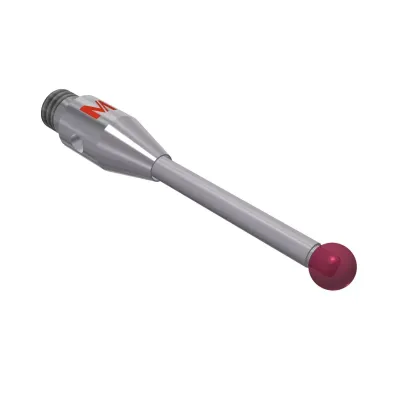 Taster M3, Kugel Rubin, ∅ 2,5 mm