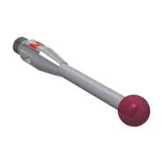 Taster M3, Kugel Rubin, ∅ 4 mm