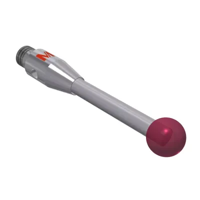 Taster M3, Kugel Rubin, ∅ 4 mm