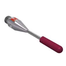 Zylinder-Taster M3, Rubin, ∅ 2 mm