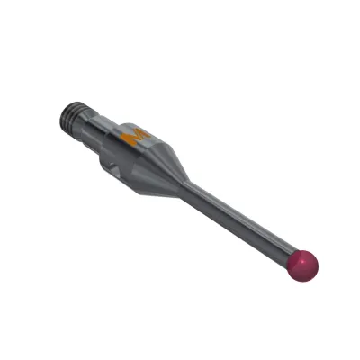 Taster für 5-Wege-Tasterhalter M3, Kugel Rubin, ∅ 2 mm K651165