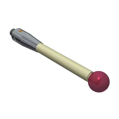 Taster M4, Kugel Rubin, ∅ 8 mm