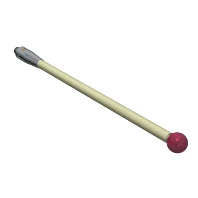 Taster M4, Kugel Rubin, ∅ 8 mm K651184