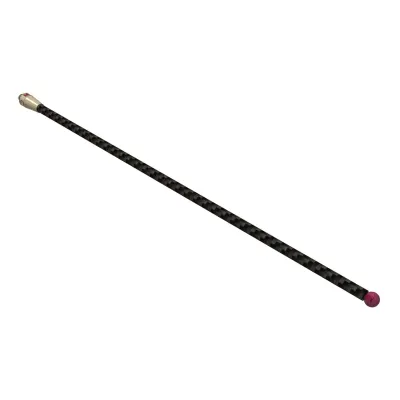 Taster M5, Rubin, ∅ 8 mm, Schaft CFK